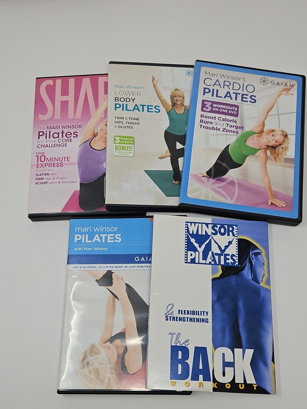 GAIAM Mari Winsor Pilates DVD Set Of 5